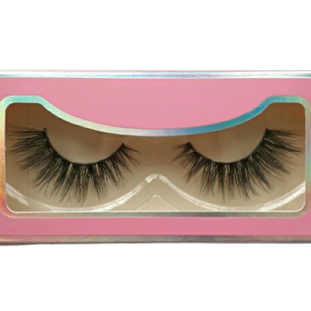 Faux Mink Eyelashes, Applicator and brush